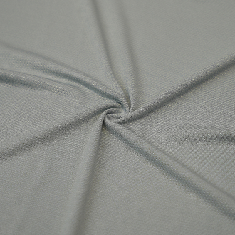 Kain bambu viscose/polyester stretch mesh