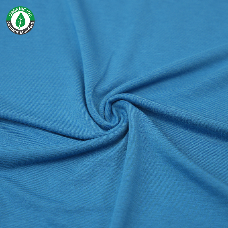 Kain jersey bambu/kapas organik