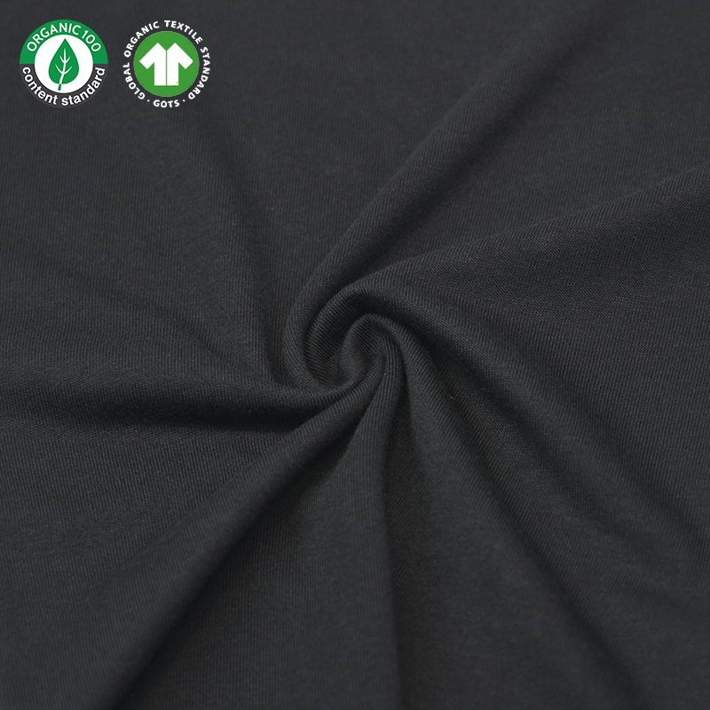 Bambu Viscose/Kain Jersey Kapas Organik